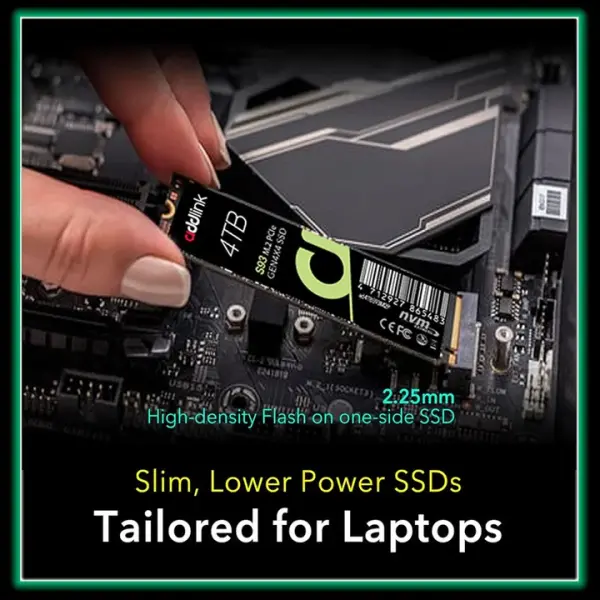 Addlink S93 4 TB PCIe 4.0 M.2 Gen 4 Internal SSD image 2