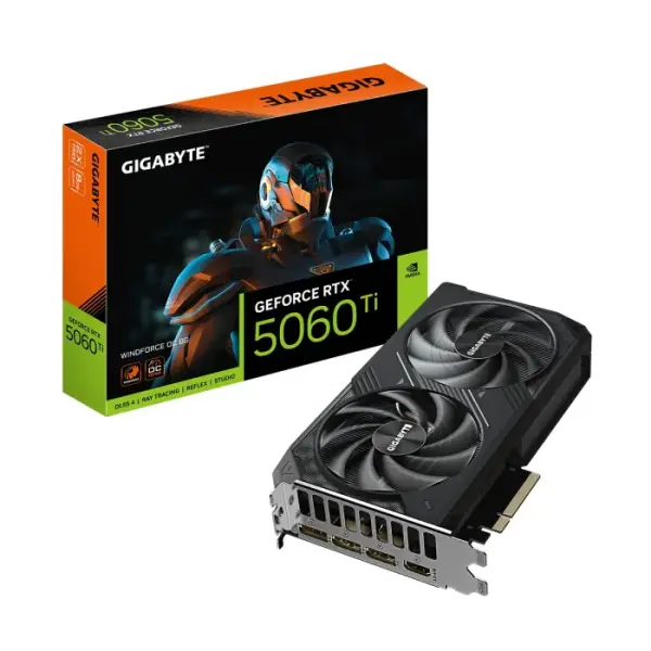 Gigabyte GeForce RTX 5060 Ti 8GB GDDR7 Eagle OC Graphics Card - Black image 1