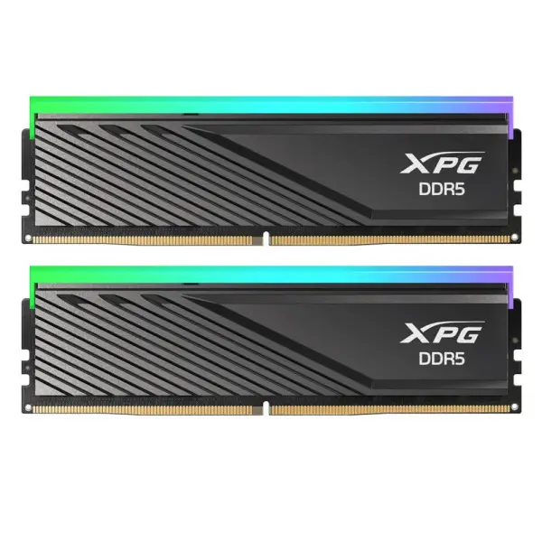 XPG 32GB 6000MHz DDR5 Lancer Blade RGB Desktop Memory RAM CL48 Kit (16GB x2) Black image 1