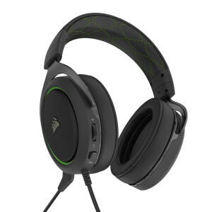 Corsair HS50 PRO STEREO Gaming Headset - Green (EU) image 1