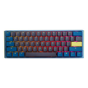 DK 61 BLUE AND BLACK  switch Keyboard image 0