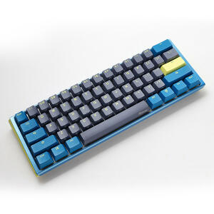 DK 61 BLUE AND BLACK  switch Keyboard image 1