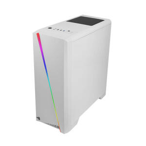 Aerocool Cylon Tempered Glass RGB ATX Mid Tower - White image 1