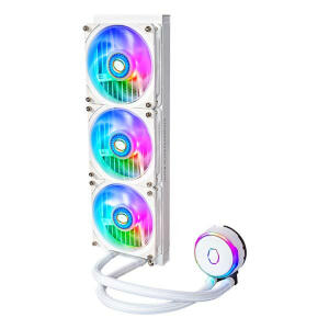 Cooler Master PL360 Flux ARGB CPU Liquid Cooler - White image 1