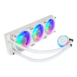 Cooler Master PL360 Flux ARGB CPU Liquid Cooler - White image 0
