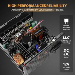 DARKFLASH PMT 850 GOLD MODULAR POWERSUPPLY-BLACK image 5