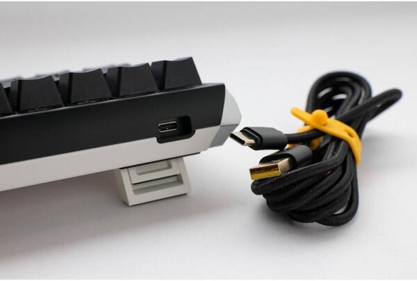 DUCKY ONE 3 MINI HOT SWAP Blue Switch Cherry RGB Wired Mechanical Gaming Keyboard Arabic - Classic Black image 1