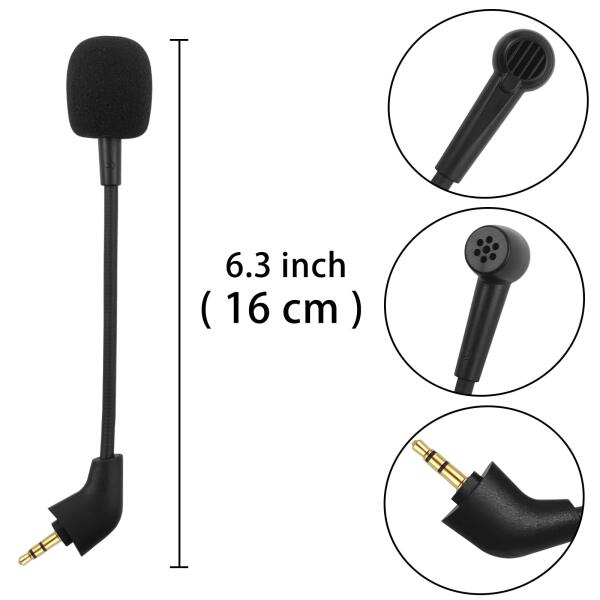 Mic Replacement Microphone Boom fits for Kingston HyperX Cloud, Cloud X and Cloud II 2nd Version for PS4 Xbox One image 3