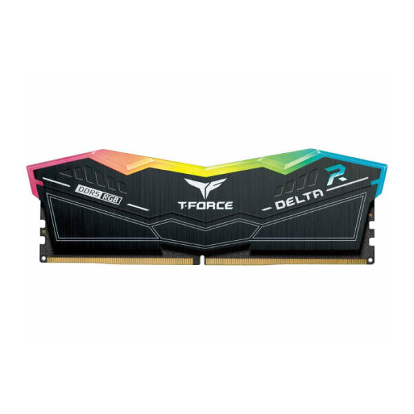 TeamGroup T-Force DELTA RGB 32GB (1x32GB) DDR5 5600MHz CL36  1.3V  Single Memory Kit - Black  image 0