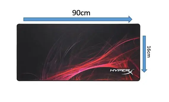 HyperX S XL FURY S Speed Edition Pro Gaming Mouse pad XL 90cm x 16cm image 3