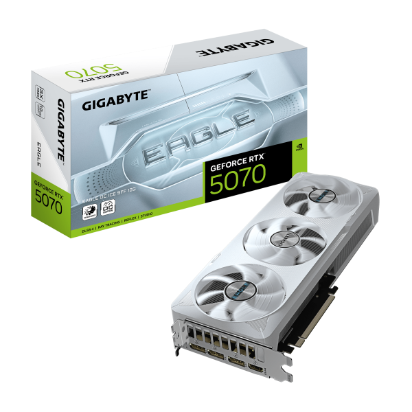 Gigabyte GeForce RTX 5070 EAGLE OC ICE SFF Graphics Card, 12GB GDDR7 image 8
