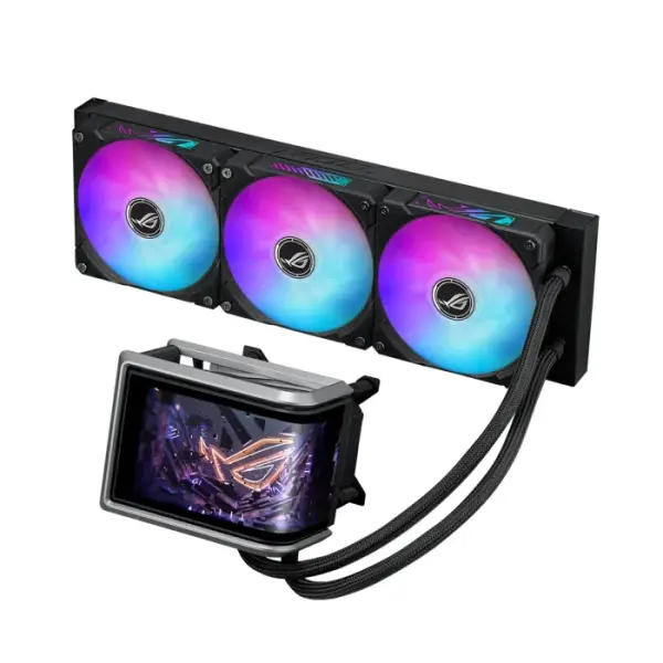 Asus Rog Ryuo IV 360 ARGB CPU Liquid Cooler - Black image 0