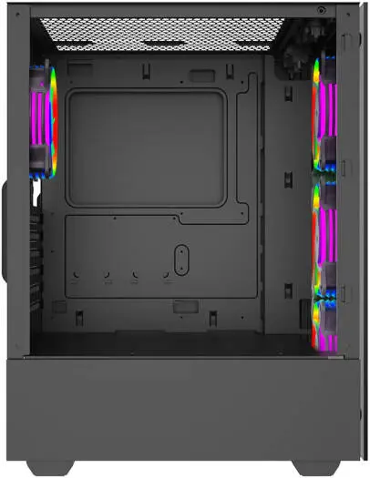 Twisted Minds Nova Mid Tower Gaming Case, ATX PC Case with ARGB 4 FANS Black | TM-NOVA-B image 2