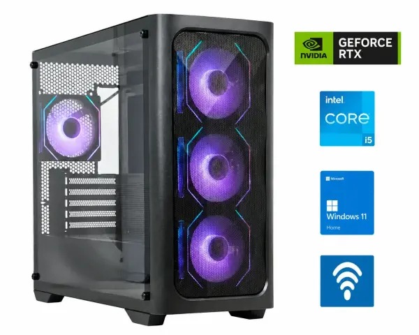 Intel Core i5-12400F  RTX 5060 8GB  DDR4 GAMING PC  image 0