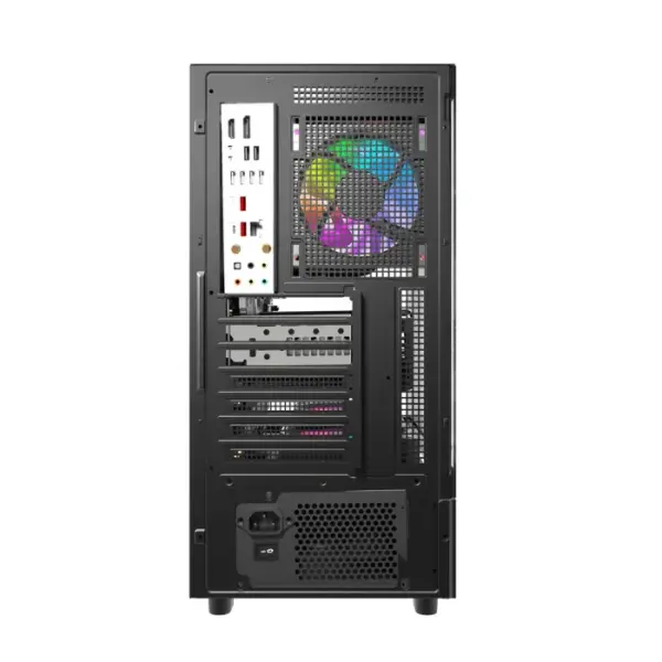 Darkflash DS950V ATX PC Case with 6 ARGB fans- Black image 5
