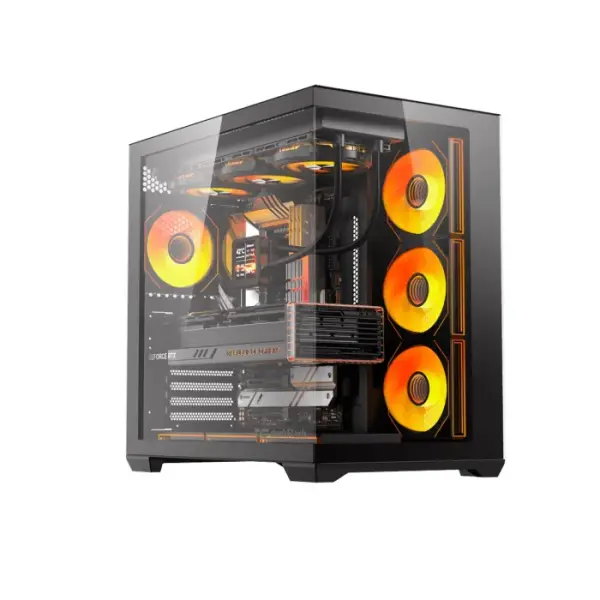 Darkflash C280 E-ATX Full-Tower PC Gaming Case, 7×ARGB Fans  360mm Radiator Support, Black | C280B image 1