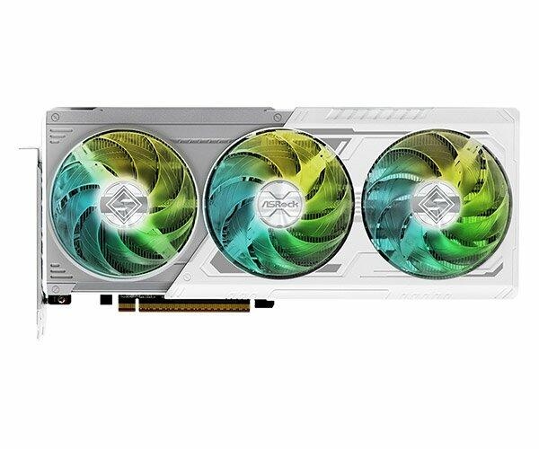 ASRock AMD Radeon - RX 9070 XT Steel Legend GDDR6 16GB - Graphics Card - White image 0