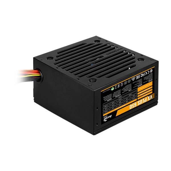 AEROCOOL VX PLUS 650W Non-Modular Power Supply Unit - Black image 1