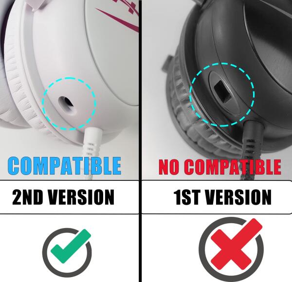 Mic Replacement Microphone Boom fits for Kingston HyperX Cloud, Cloud X and Cloud II 2nd Version for PS4 Xbox One image 1