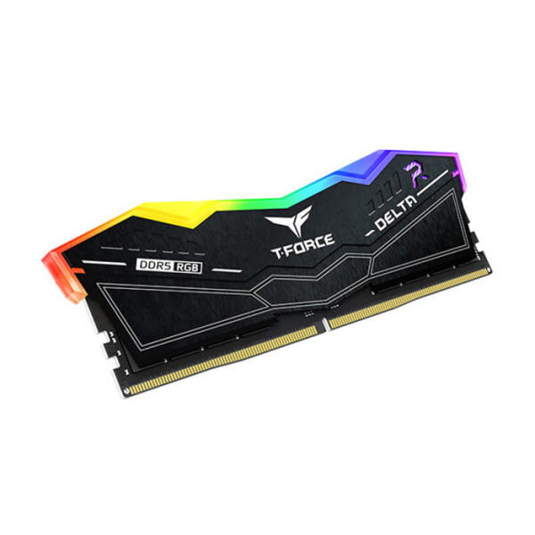 TeamGroup T-Force DELTA RGB 32GB (1x32GB) DDR5 5600MHz CL36  1.3V  Single Memory Kit - Black  image 2