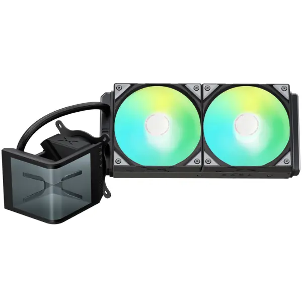 TRYX Panorama SE 240 ARGB Black All In One liquid CPU Cooler Rotatable Display – 240mm image 3