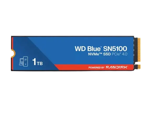 WD SN5100 M.2 2280 PCIe 4.0 GEN4X4 NVMe SSD (R:7,100 MB/s W:6,700 MB/s) - 1TB image 0