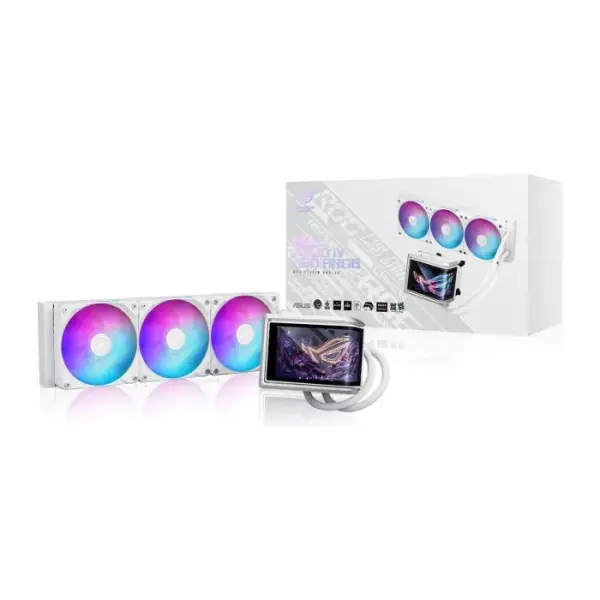 ASUS ROG RYUO IV 360 ARGB Liquid Cooler - White image 1