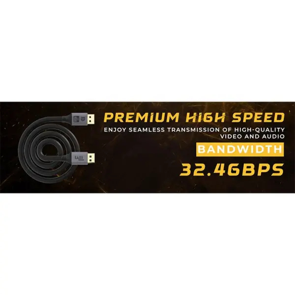 Twisted Minds Display Port Cable Resolution 8K/60 Hz, 4K/144 Hz, 4K/120 Hz, 4K/60 Hz Bandwidth 32.4Gbps - 3 M image 4