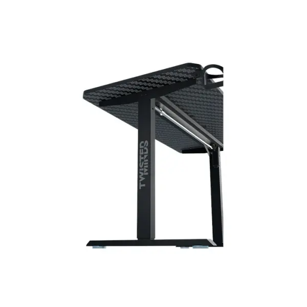 Twisted Minds Paradox Adjustable Gaming Desk, 120x60 cm, with Cup Shelf, Headphone Hook, Mousepad image 5