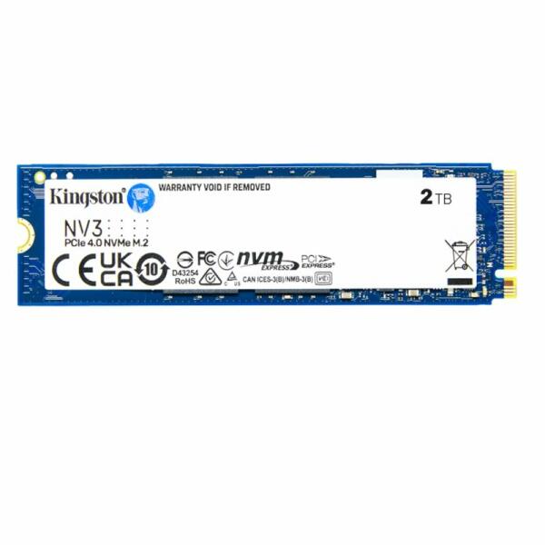 Kingston NV3 2TB PCIe 4.0 NVMe M.2 Up to 6000 MB/s image 0