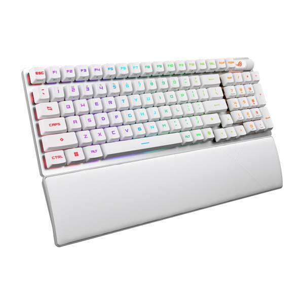 ASUS ROG Strix X902 SCOPE II 96 RX Wireless - RGB Optical Mechanical Gaming Keyboard - White - AR Layout image 3