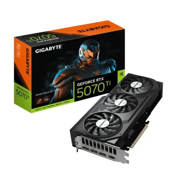 Gigabyte GeForce RTX­­ 5070 Ti 16GB WindForce V2 OC Edition GDDR7 Graphics Card image 4
