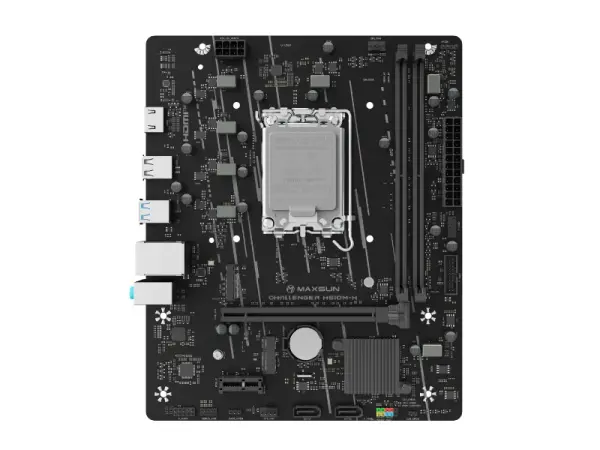 MS-Challenger H610M-H V1 DDR4 ATX Motherboard - Black image 0