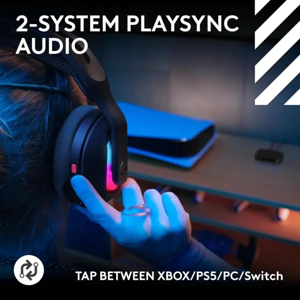 Logitech ASTRO A20 X LIGHTSPEED Wireless Headset with PLAYSYNC Audio – Black image 4