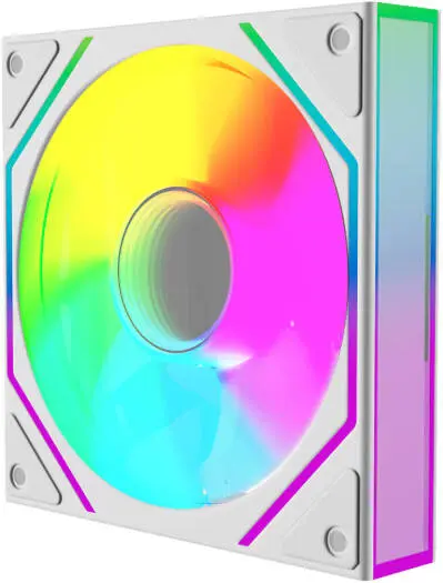 Twisted Minds FLUX Gaming Case Mid Tower - White - TM-FLUX-W  (7ARGB Fans Included) image 7