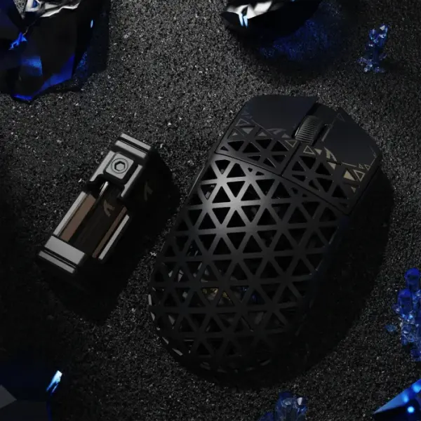 Attack Shark R5 Ultra Carbon Fiber Tri-Mode Wireless (BT/2.4G Wireless/Wired) 8K PAW3950MAX Gaming Mouse - Black image 1