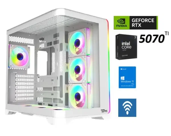 Intel Ultra 7 265KF, RTX 5070 Ti 16GB GDDR7, 32GB DDR5, Windows 11 PRO image 0
