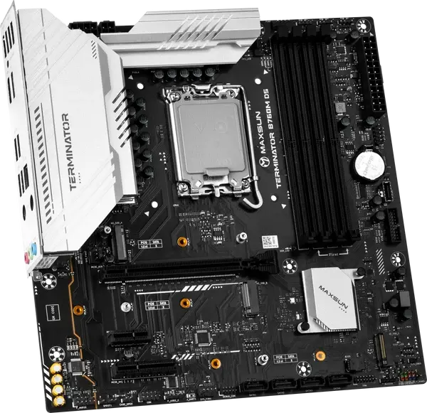 MS-Terminator B760M D5 WIFI 6E V2 Intel Core  DDR5 Motherboard - Black image 5