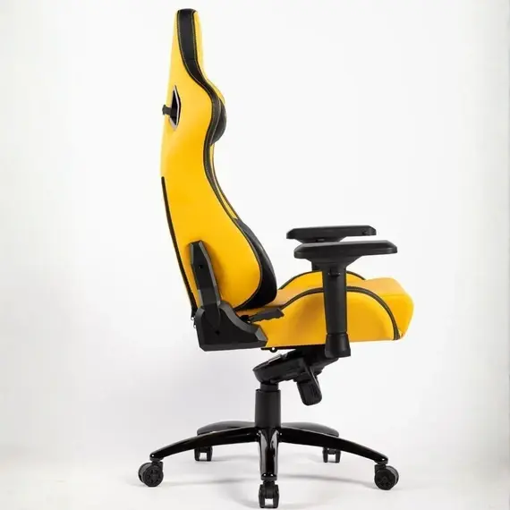Leather Gaming Chair with Headrest HE image 1