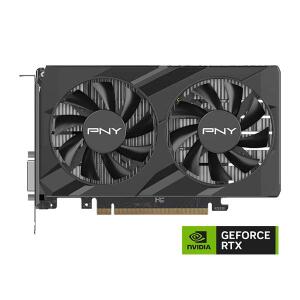 PNY GEFORCE RTX 3050 VERTO 6GB GDDR6 Dual Fan Graphics Card - Black image 0