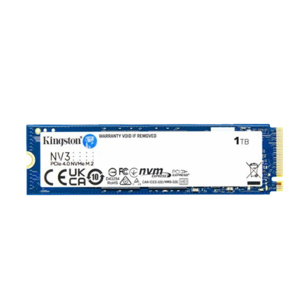 Kingston NV3 1TB PCIe 4.0 NVMe M.2 Up to 6000 MB/s image 0
