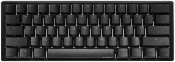 DUCKY ONE 3 MINI HOT SWAP Blue Switch Cherry RGB Wired Mechanical Gaming Keyboard Arabic - Classic Black image 4