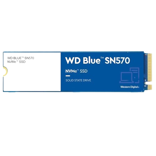 WD BLUE  2TB SN570 Blue M.2 NVMe SSD, 3500MB/s image 0