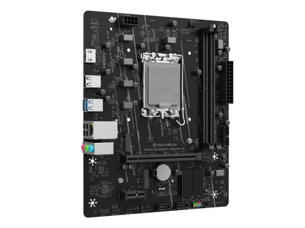 MS-Challenger H610M-H V1 DDR4 ATX Motherboard - Black image 3