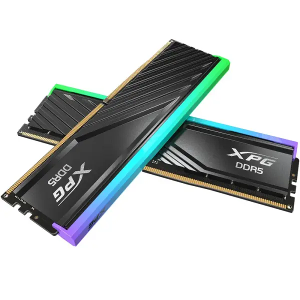 XPG 32GB 6000MHz DDR5 Lancer Blade RGB Desktop Memory RAM CL48 Kit (16GB x2) Black image 0