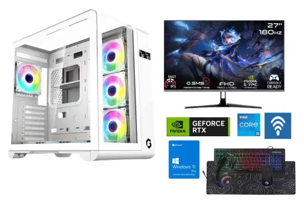 PRISMA i5 14TH RTX 5060 8GB COMPLETE GAMING PC image 0