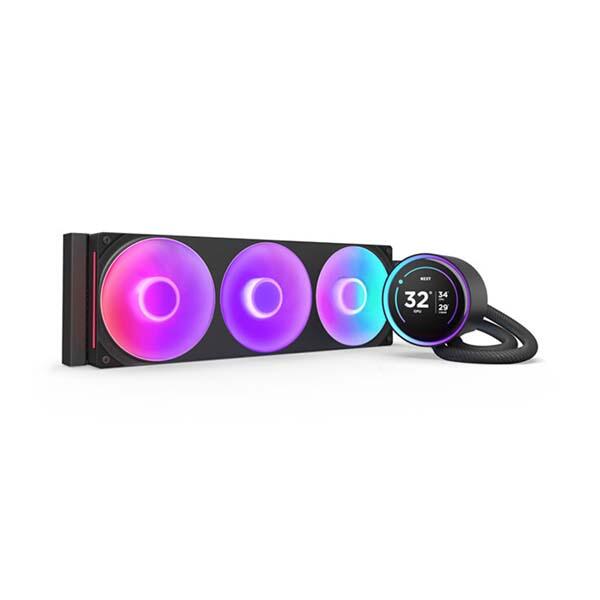 NZXT KRAKEN ELITE 360 V2 - 3x120mm AIO With 2.72 Inch IPS LCD Liquid Cooler - Black image 0