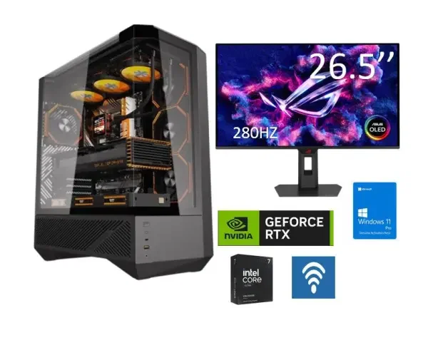 ULTRA 7 256KF RTX 5070 TI  16GB WITH MONITER GAMING PC image 0