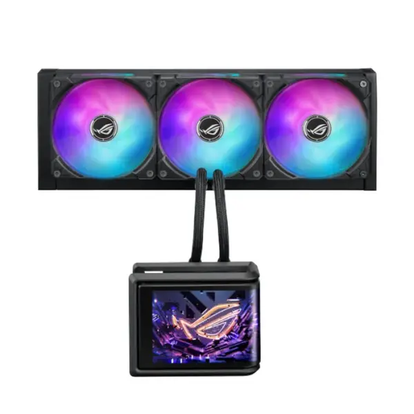 Asus Rog Ryuo IV 360 ARGB CPU Liquid Cooler - Black image 4