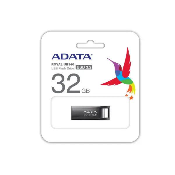 Adata ur340 32gb USB 3.2 Flash Drive - BLACK image 0